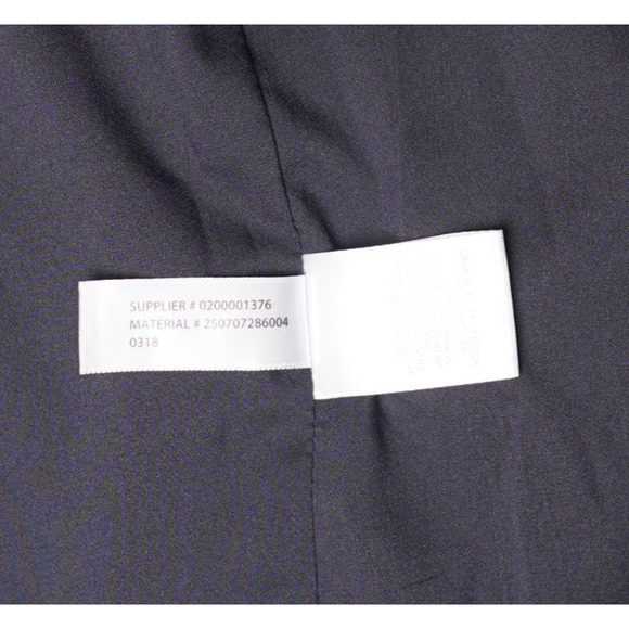 Lauren Ralph Lauren Navy Off-the-Shoulder Ruffle Neck Cocktail Dress 14 Preppy - Picture 4 of 7